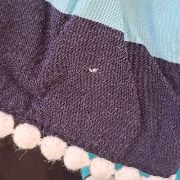 Womens Tunic Top Plus Size 2X  Medallion Tile Crochet Trim Boho Cottage Peasant - Picture 7 of 16